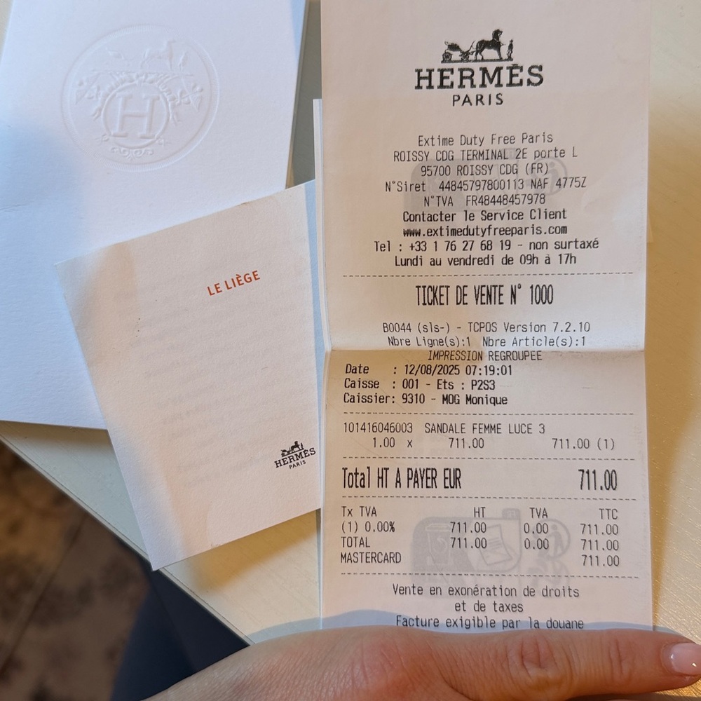 Hermes Luce 30 sandal s 38 - Picture 14 of 14